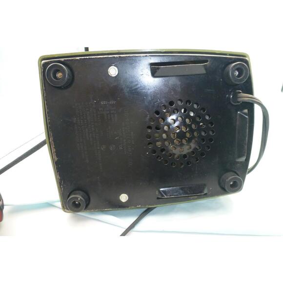 Vintage Osterizer Imperial Blender 10-Speed Olive Green Glass Jar Retro Kitchen - Picture 14 of 15